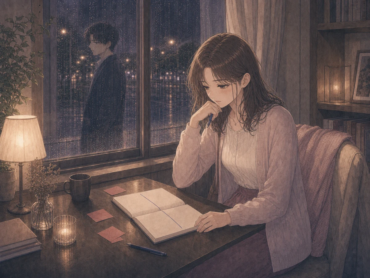 片思いがつらいときの気持ちの整理法｜期待と現実を分けるのイメージ画像