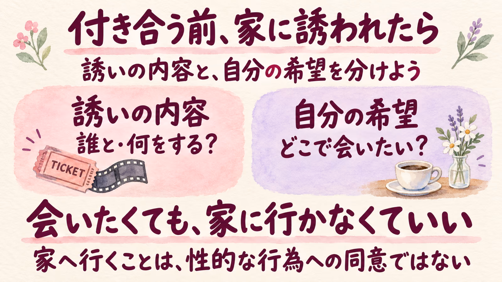 付き合う前に家に誘うのは本命だから？男性心理と確かめたいことのイメージ画像